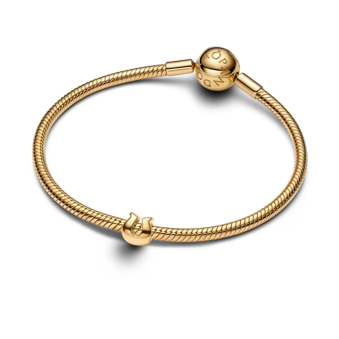 Pandora Moments Horseshoe mini hela, keltakullattu, 764517C00 - Image 6