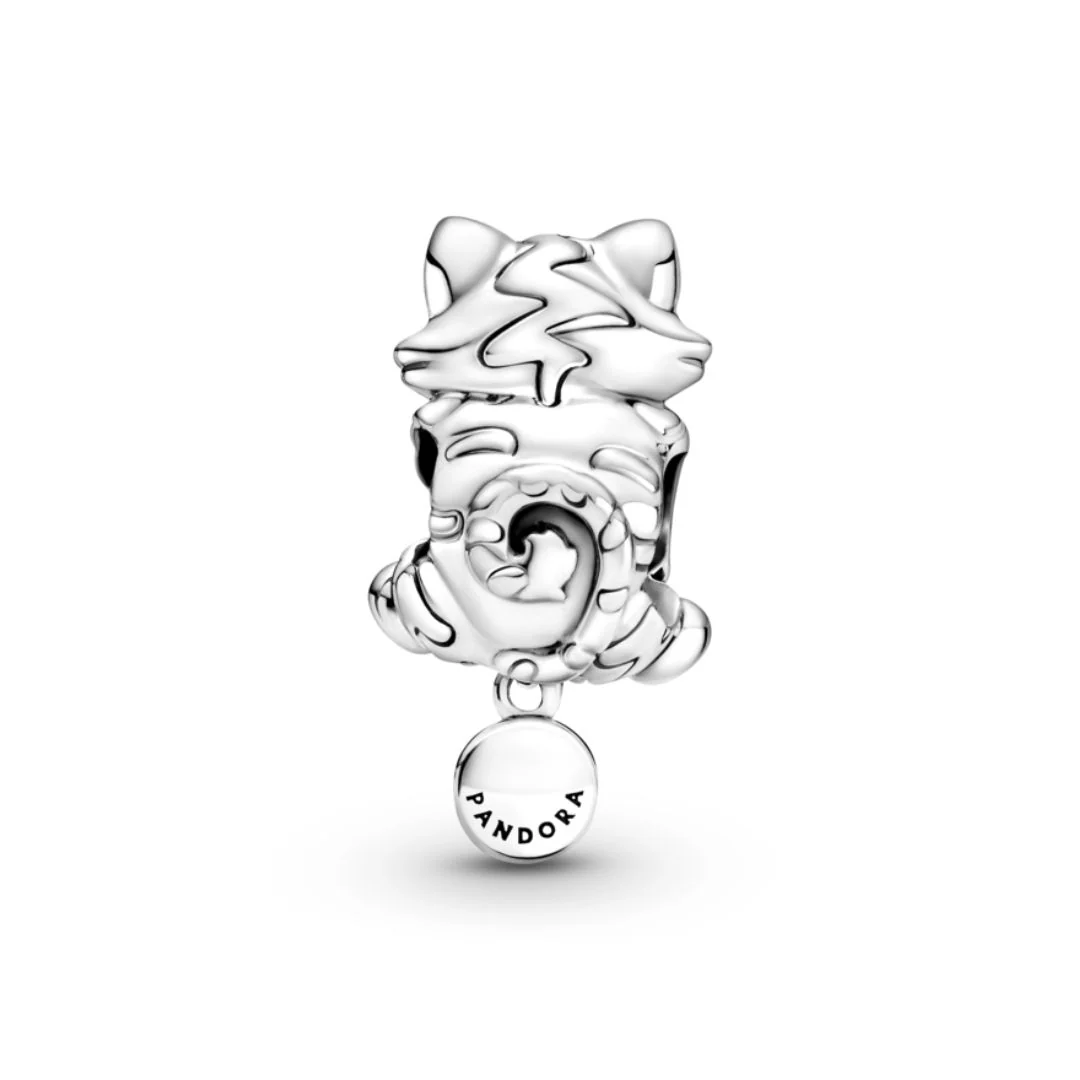 Pandora Moments Kitten Yarn Ball hela, hopea, 799535C00 - Image 2