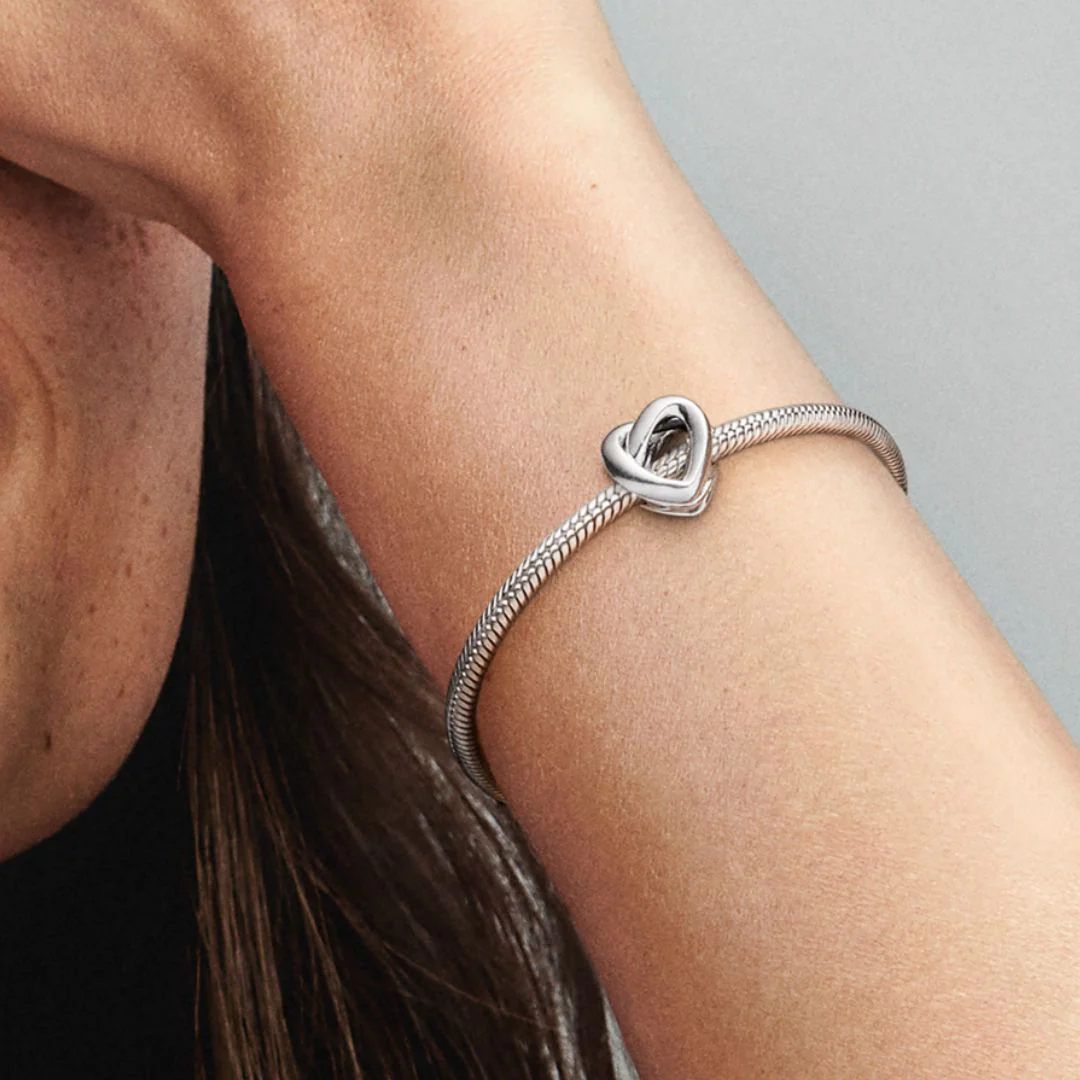 Pandora Moments Knotted Heart hela, hopea, 798081 - Image 5