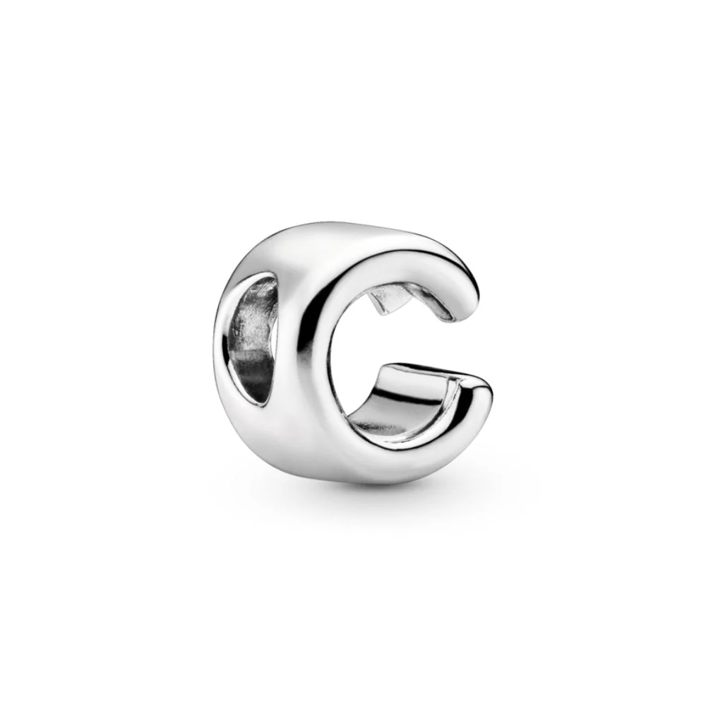 Pandora Moments Letter kirjainhelat A-Z, hopeaa - Image 11