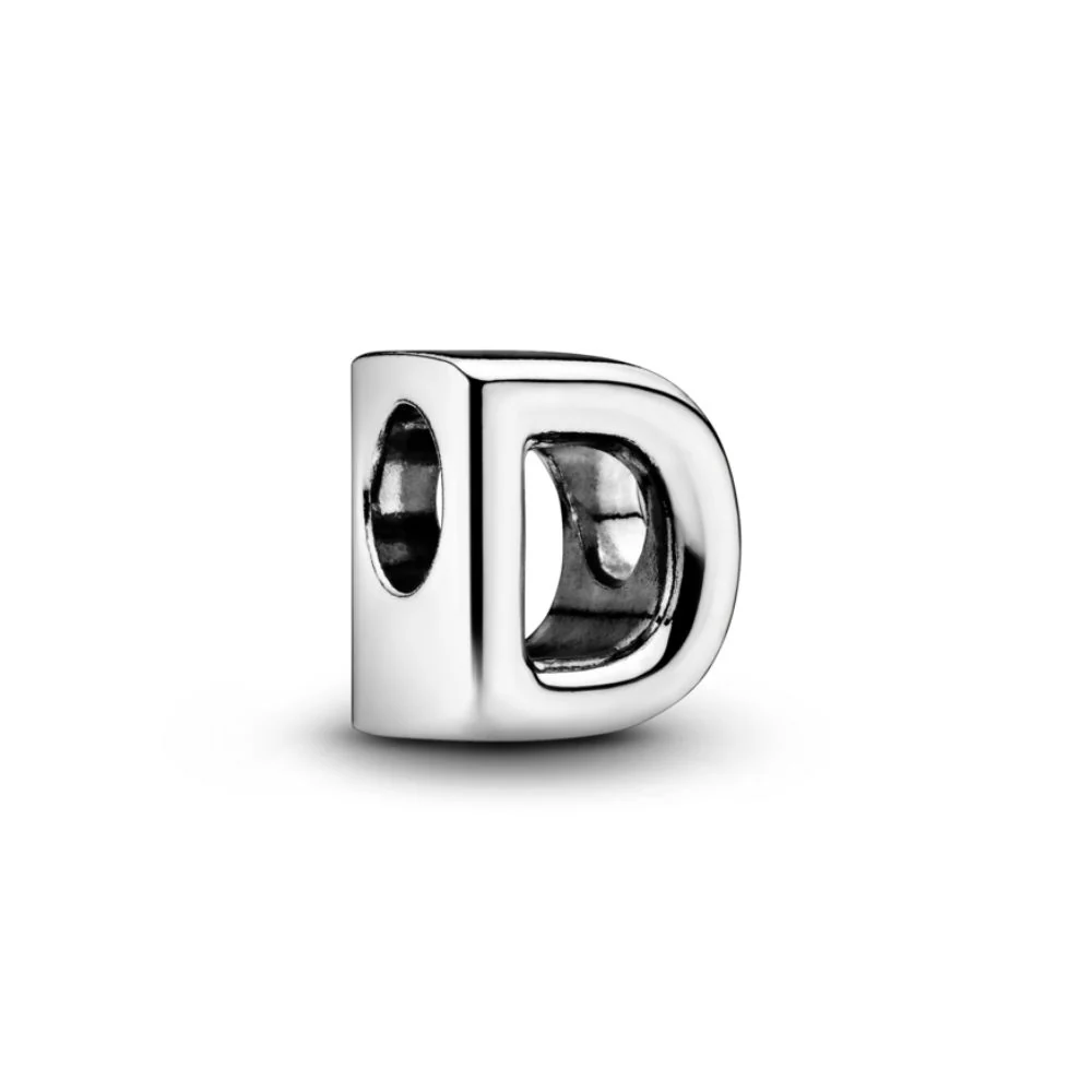 Pandora Moments Letter kirjainhelat A-Z, hopeaa - Image 12