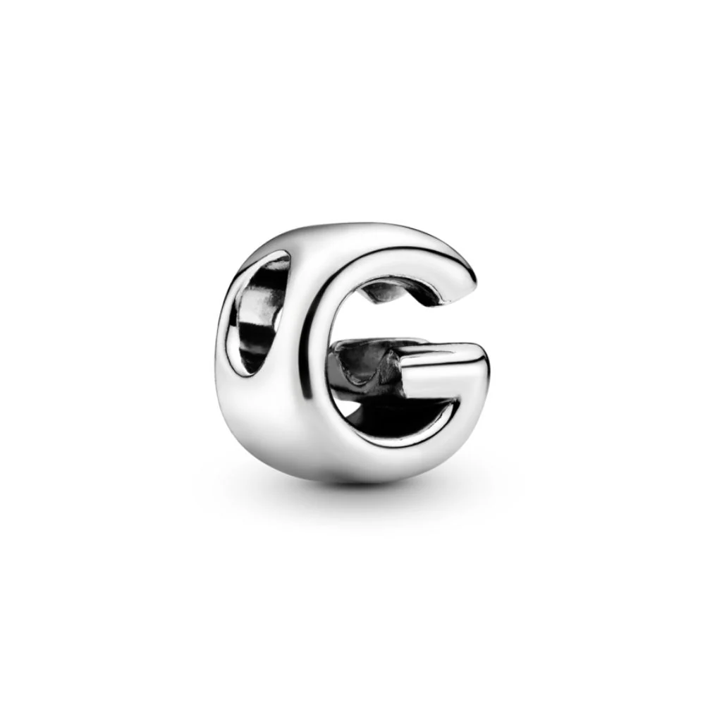 Pandora Moments Letter kirjainhelat A-Z, hopeaa - Image 15