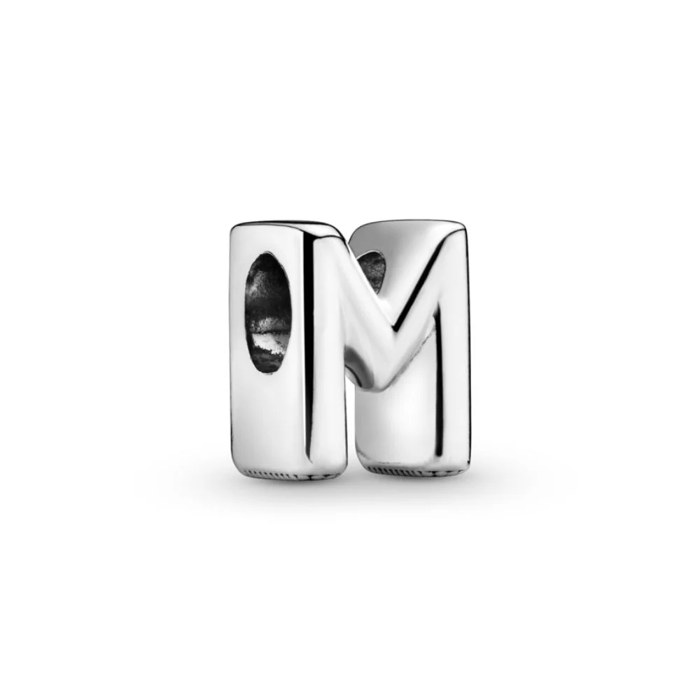 Pandora Moments Letter kirjainhelat A-Z, hopeaa - Image 21