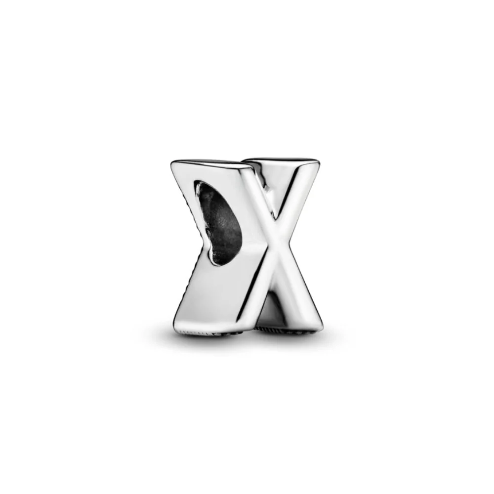 Pandora Moments Letter kirjainhelat A-Z, hopeaa - Image 32