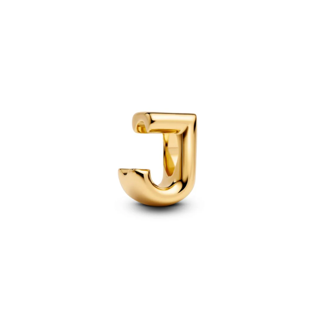 Pandora Moments Letter kirjainhelat A-Z, keltakullattu - Image 15