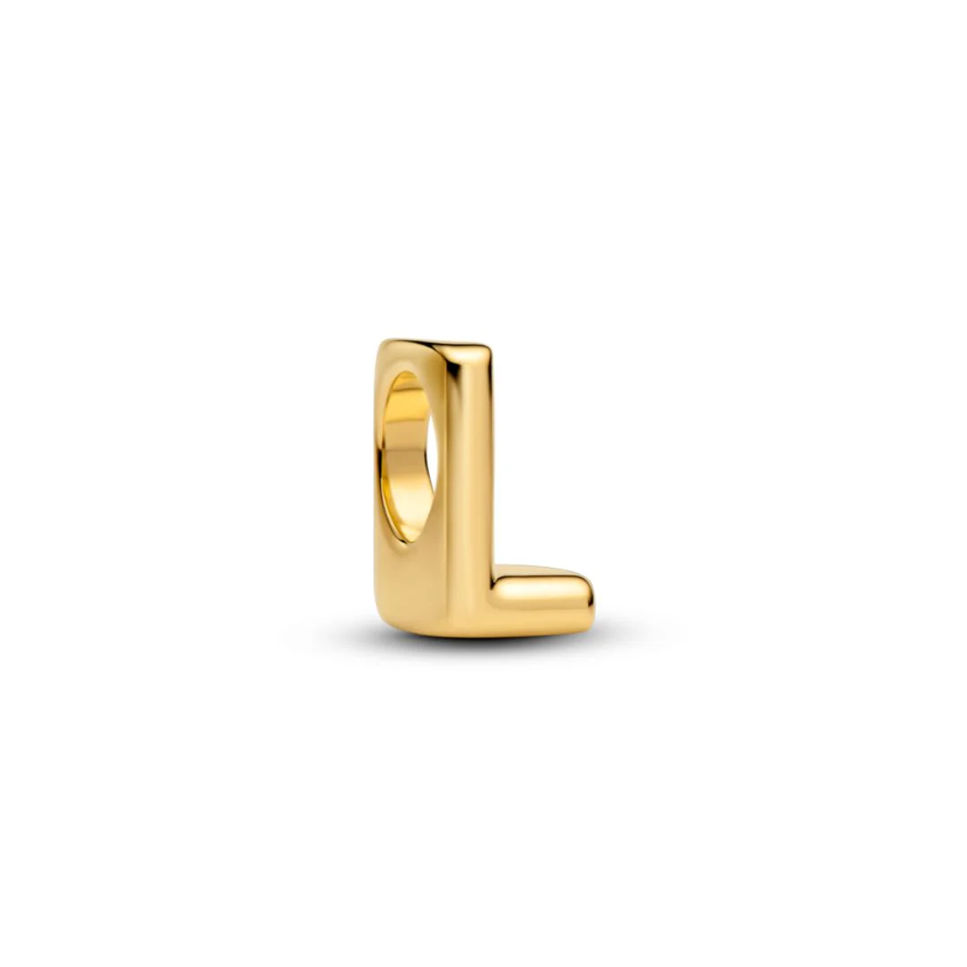 Pandora Moments Letter kirjainhelat A-Z, keltakullattu - Image 17