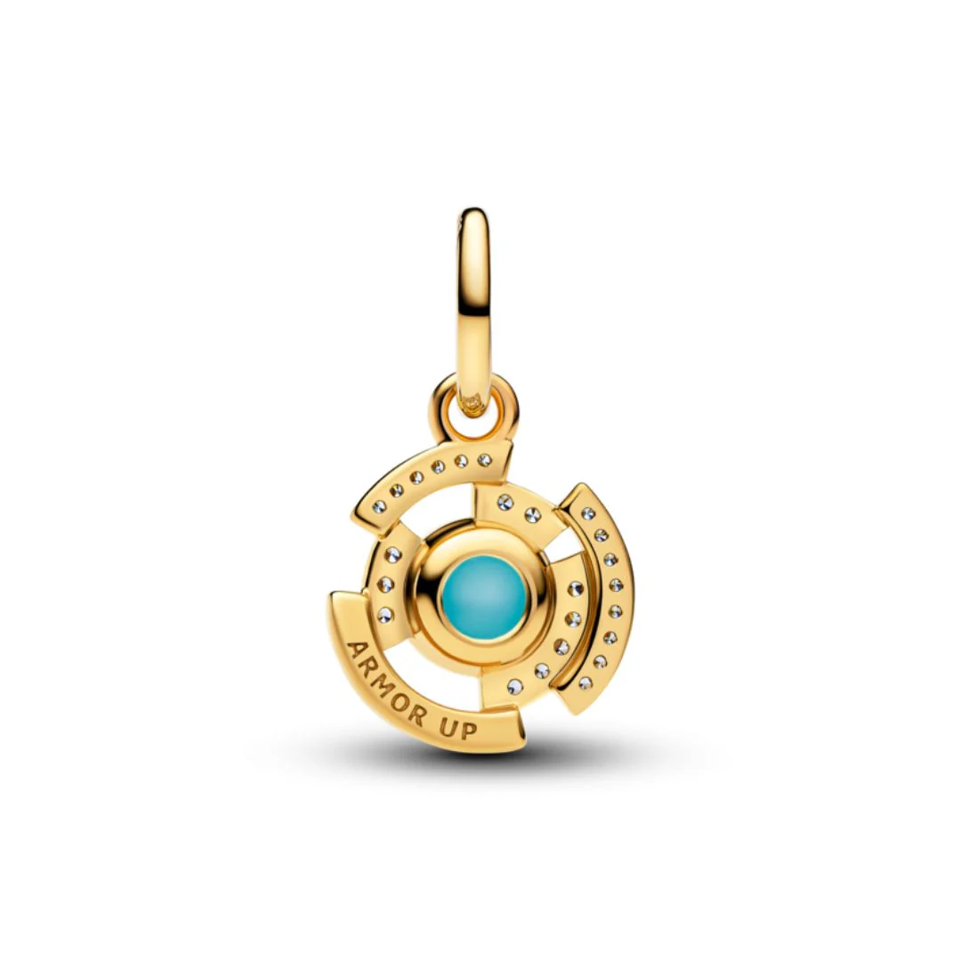 Pandora Moments Marvel Iron Man Arc Reactor hela, keltakullattu, 764216C01 - Image 6