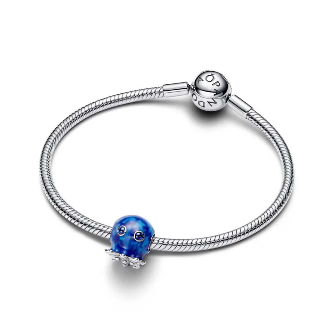 Pandora Moments Ocean Bubbles Octopus hela, hopea, 793463C01 - Image 3