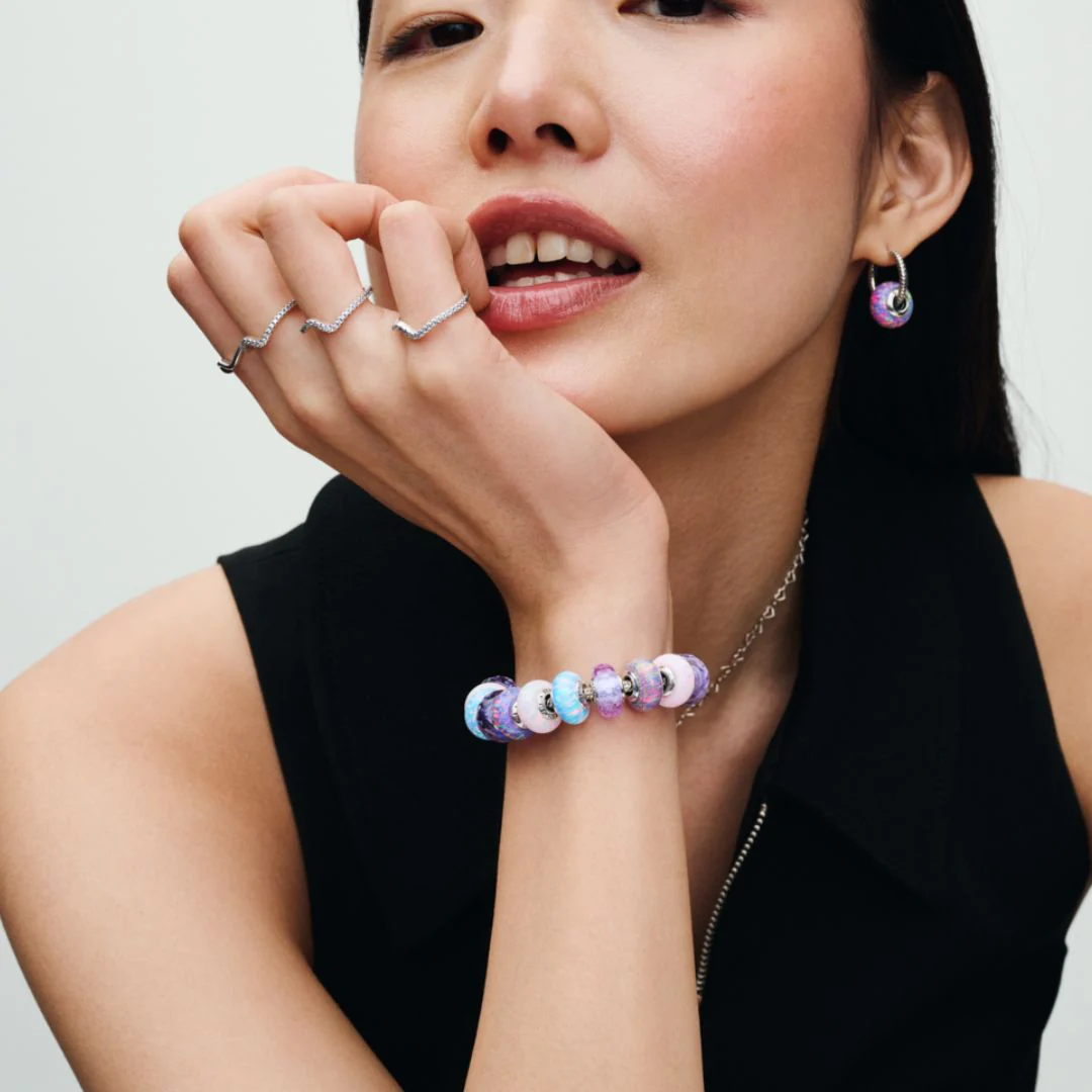Pandora Moments Opalescent Pink hela, hopea, 791691C03 - Image 5