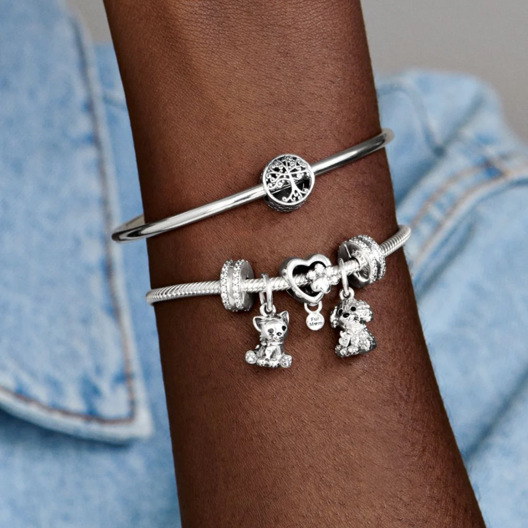 Pandora Moments Openwork Family Roots hela, hopea, 797590 - Image 3
