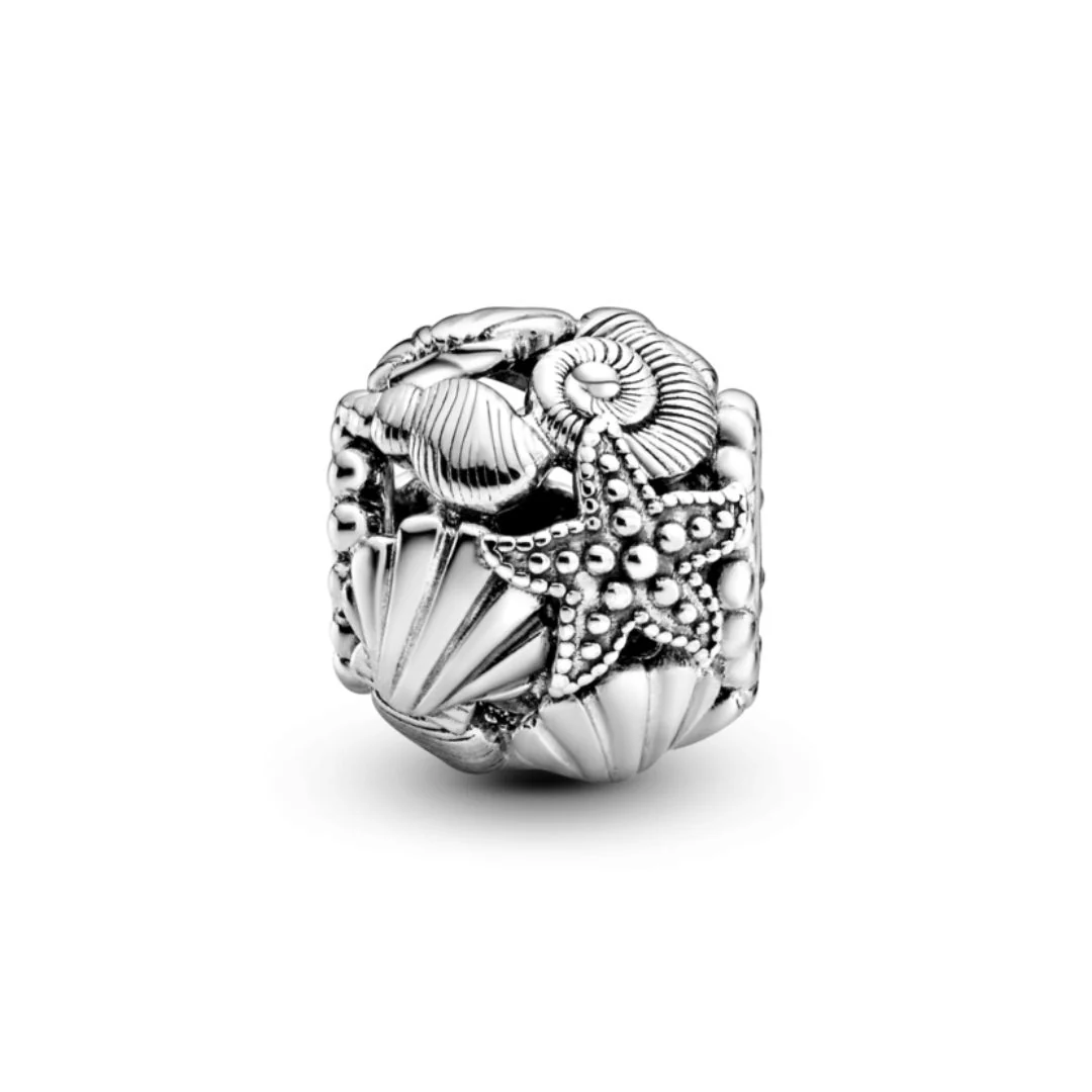 Pandora Moments Openwork Starfish, Shells & Hearts hela, hopea, 798950C00 - Image 2