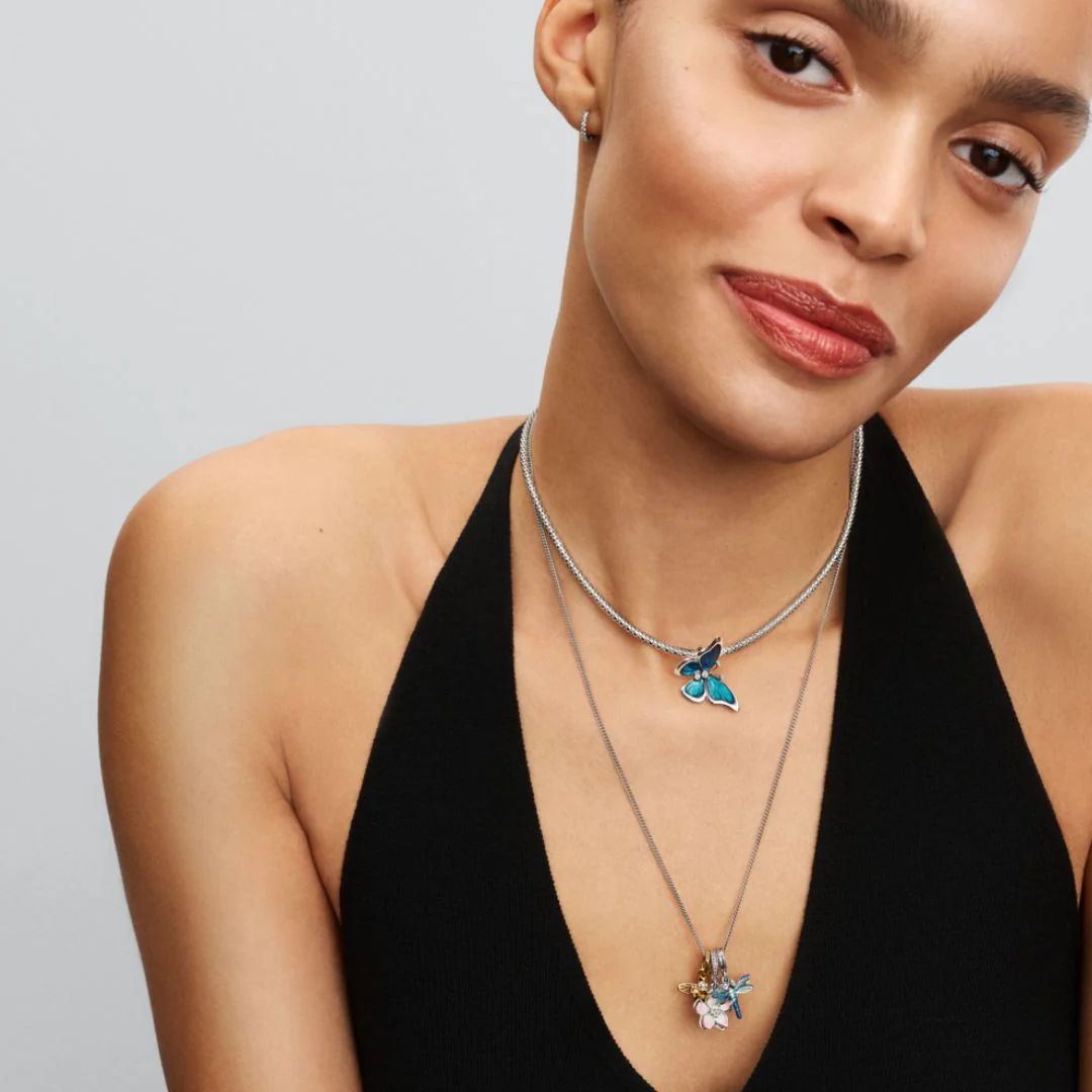 Pandora Moments Oversized Butterfly hela, hopea, 793747C01 - Image 4