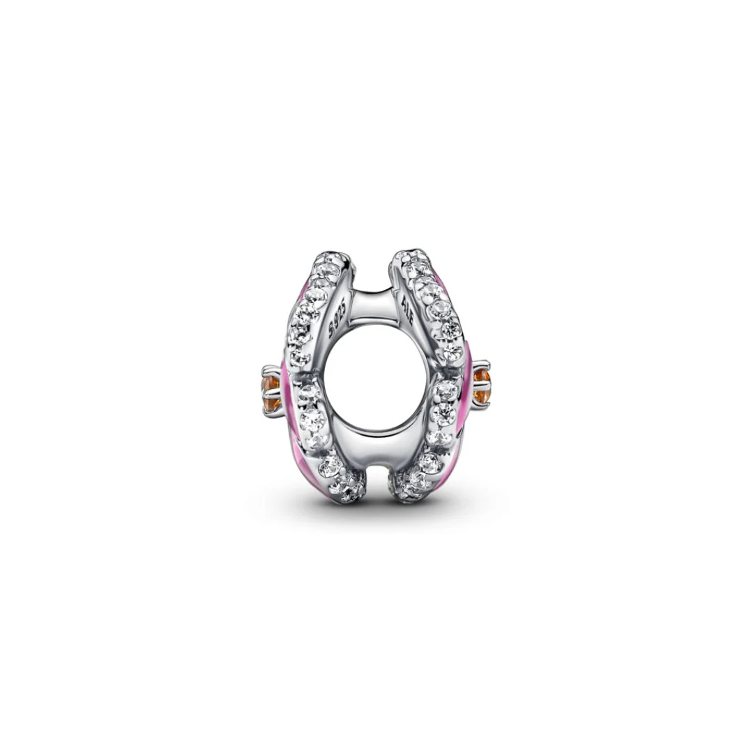 Pandora Moments Pink Pansy Flower hela, hopea, 790777C01 - Image 2