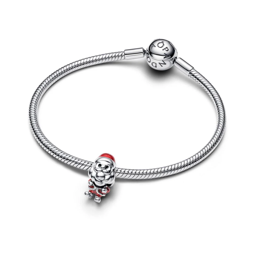 Pandora Moments Playful Santa hela, hopea, 793593C01 - Image 3