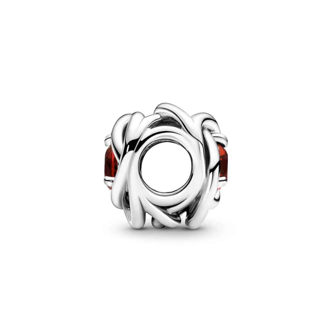 Pandora Moments Red Eternity Circle hela, hopea, 790065C06 - Image 2