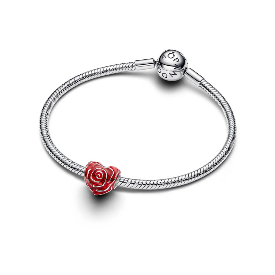 Pandora Moments Rose Heart hela, hopea, 793673C01 - Image 3