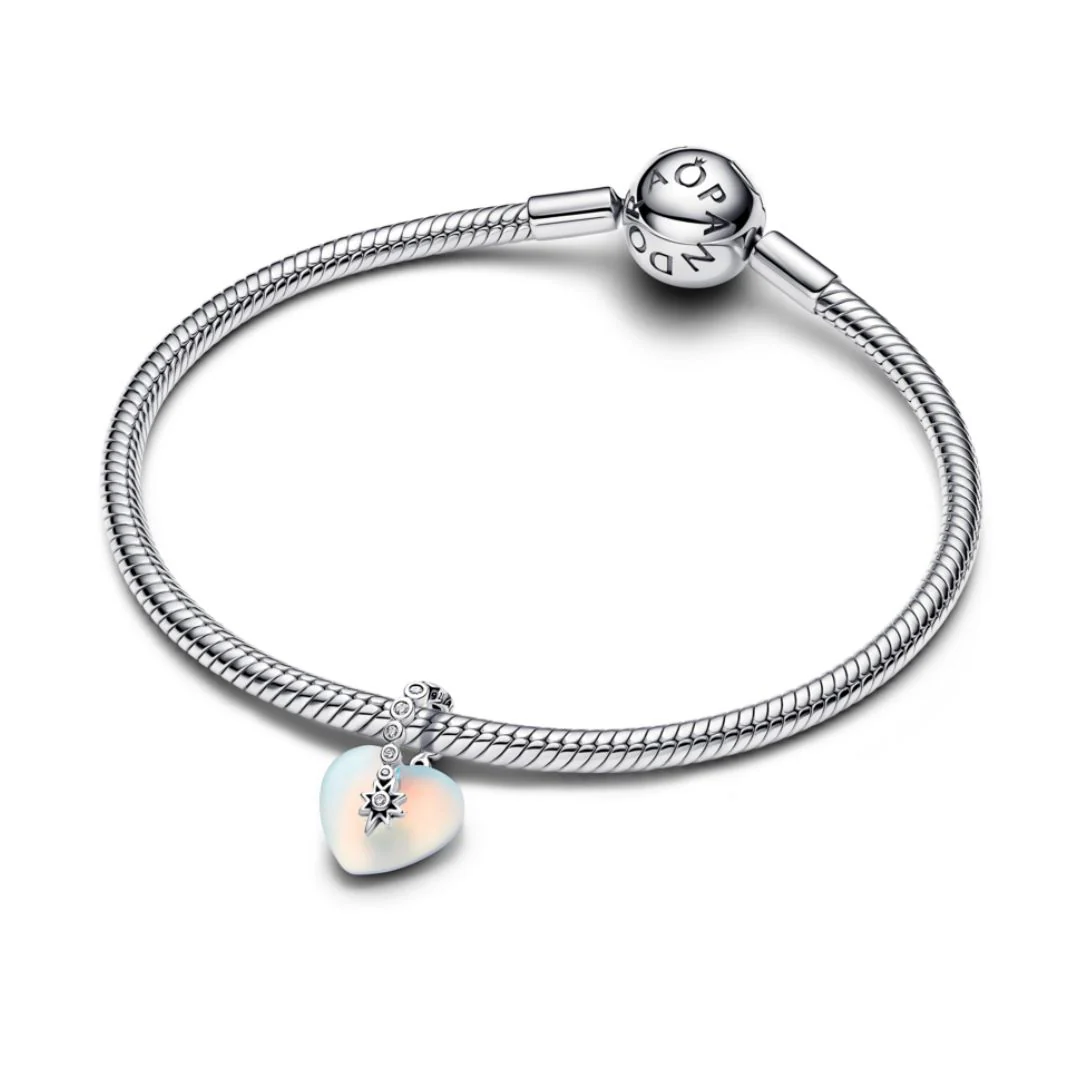 Pandora Moments Shooting Star & Heart hela, hopea, 794143C01 - Image 3