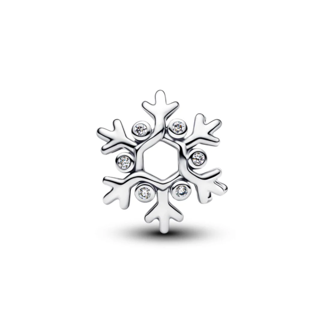 Pandora Moments Snowflake hela, hopea, 794249C01 - Image 2
