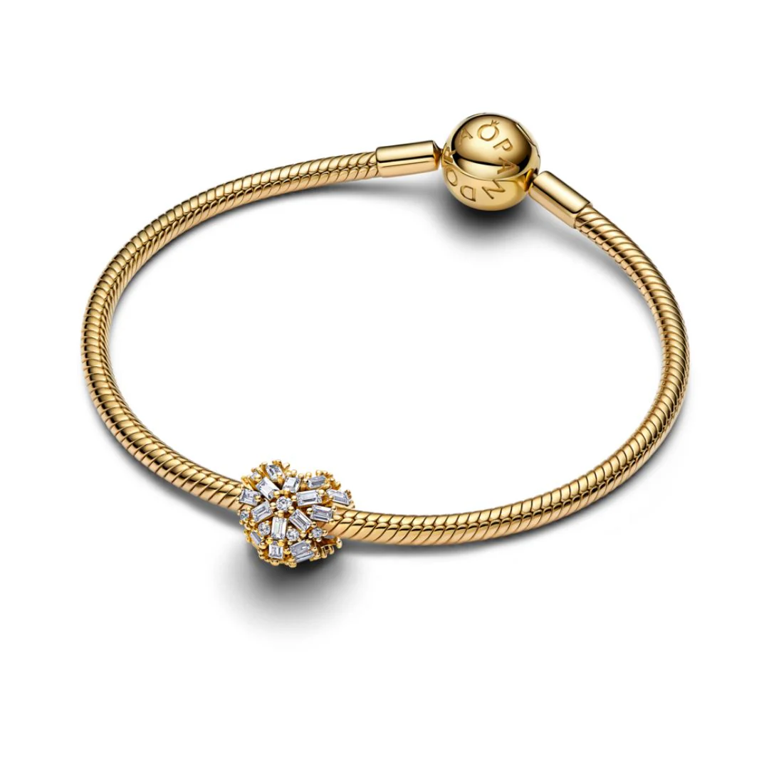 Pandora Moments Sparkling Heart hela, keltakullattu, 764240C01 - Image 5