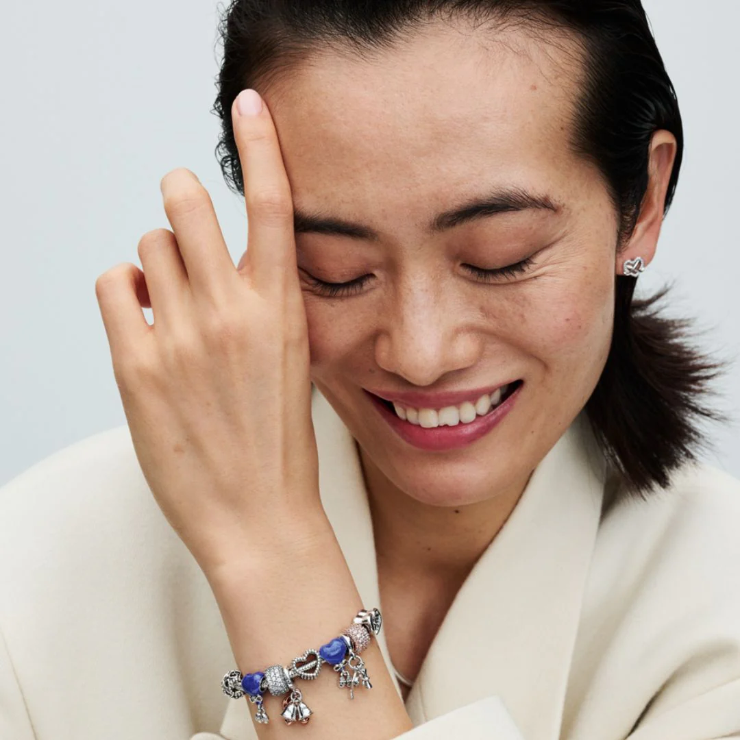Pandora Moments Sparkling Infinity Heart korvakorut, hopea, 292667C01 - Image 3