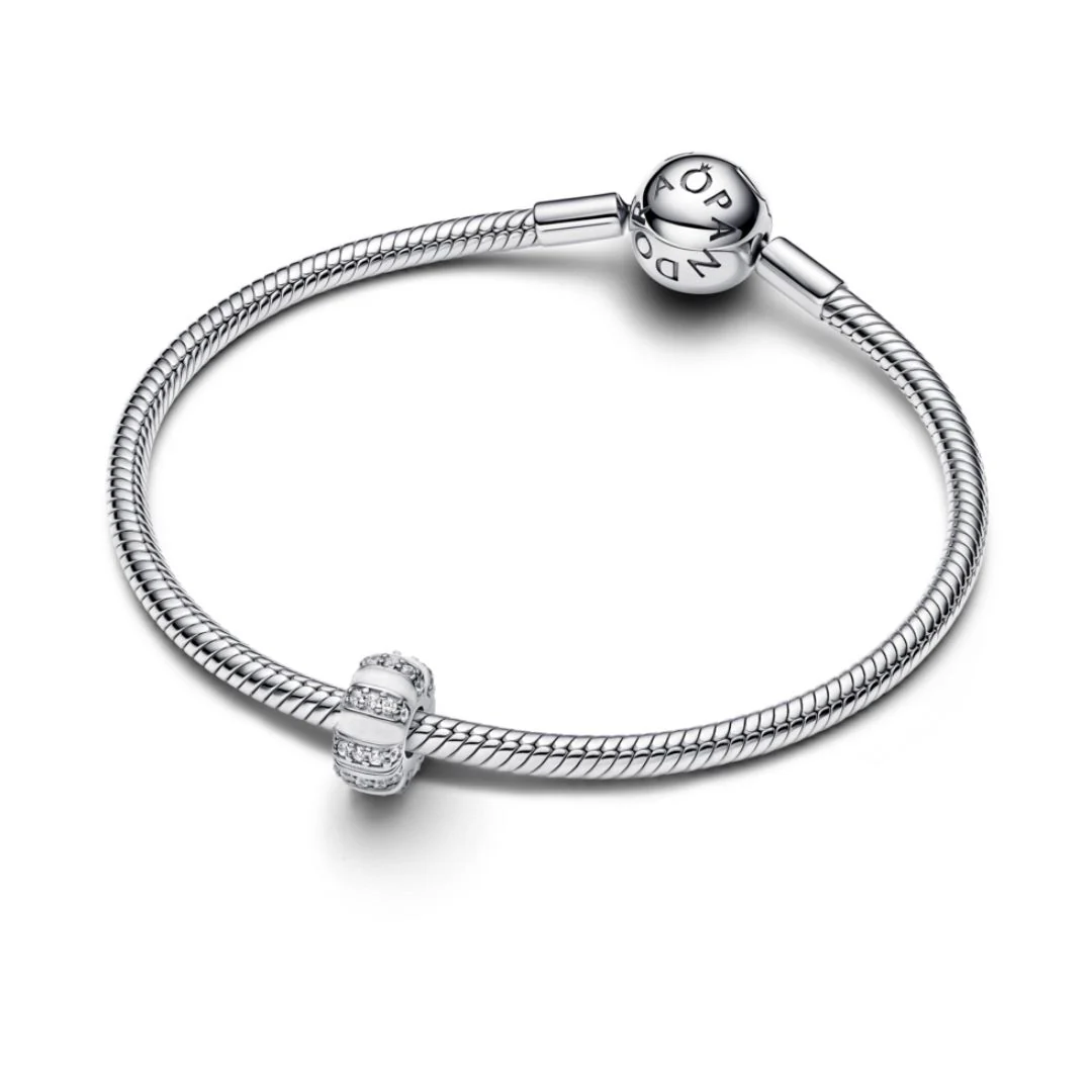 Pandora Moments Stones & Enamel lukkopala, hopea, 793785C01 - Image 3