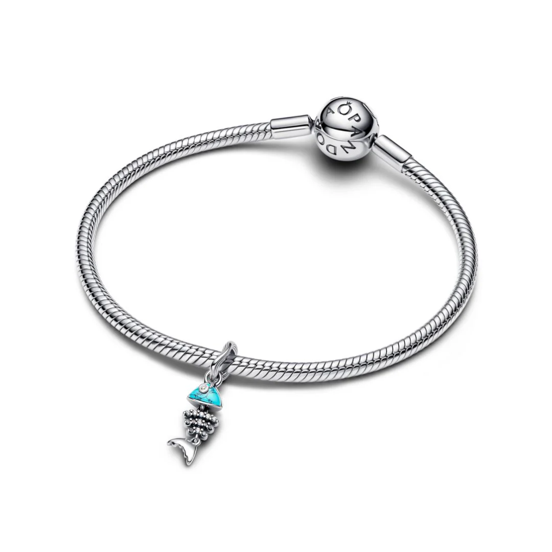 Pandora Moments Turquoise-coloured Fishbone hela, hopea, 793894C01 - Image 3