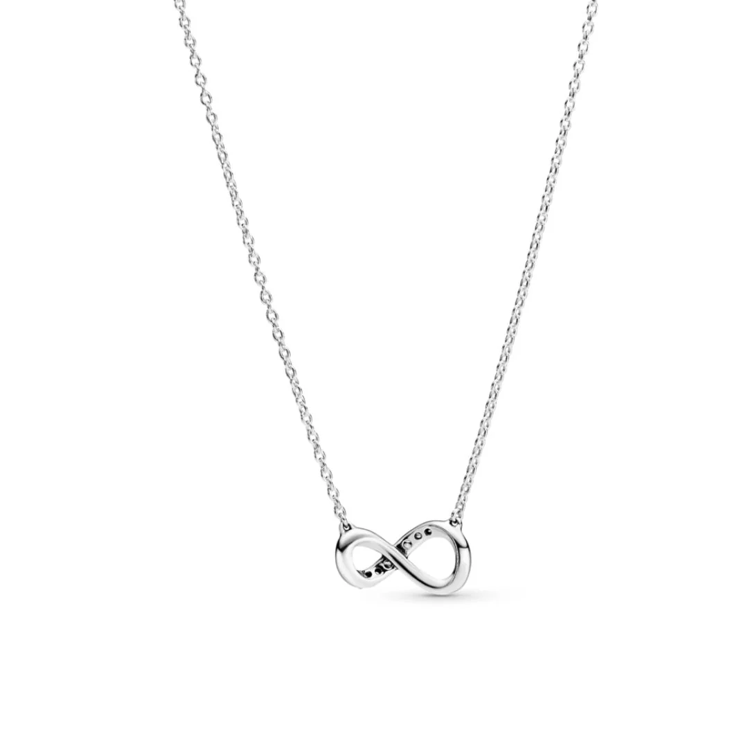 Pandora Sparkling Infinity Collier kaulakoru, hopea, 398821C01-50 - Image 4