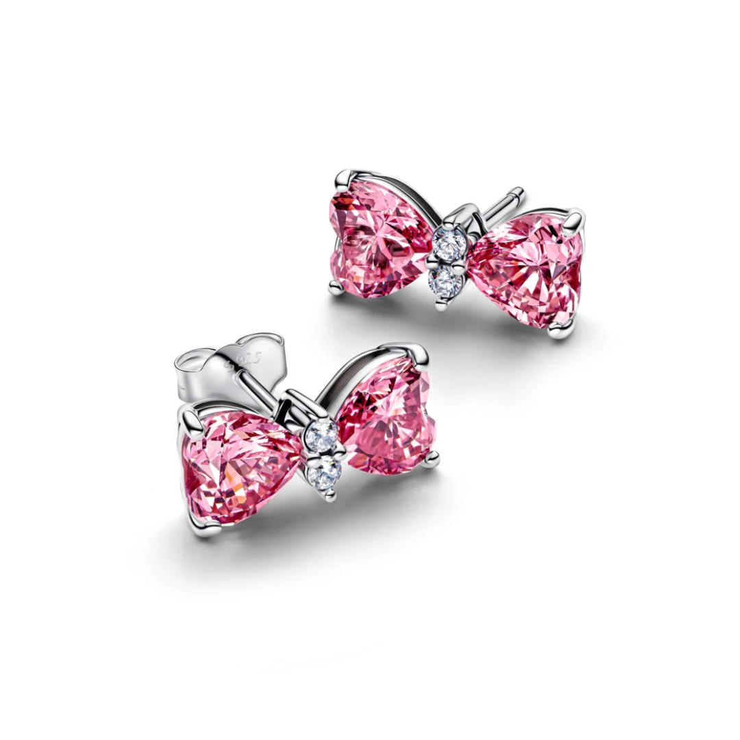 Pandora Timeless Bow tappikorvakorut, hopea, 294265C01 - Image 2