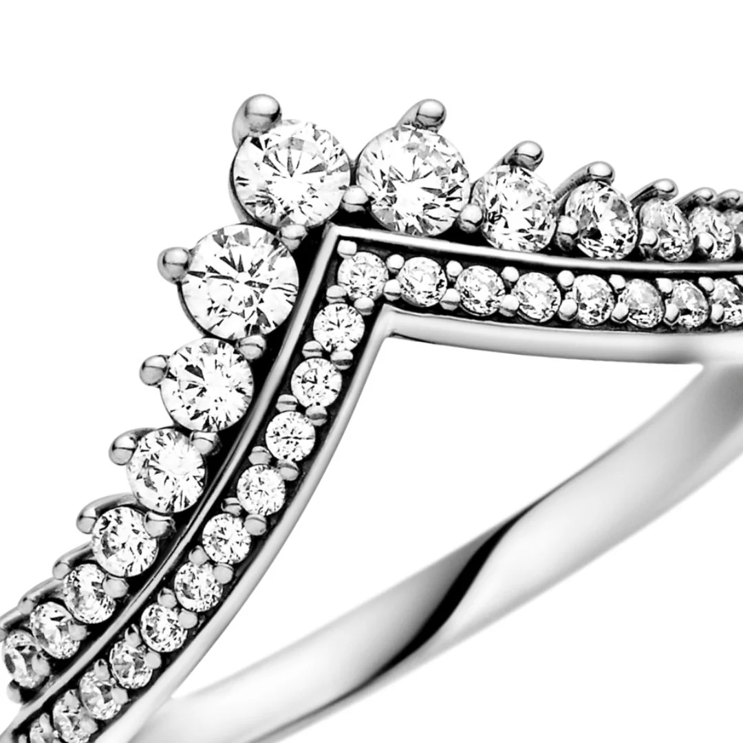 Pandora Timeless Princess Wishbone sormus, hopea, 197736CZ - Image 3
