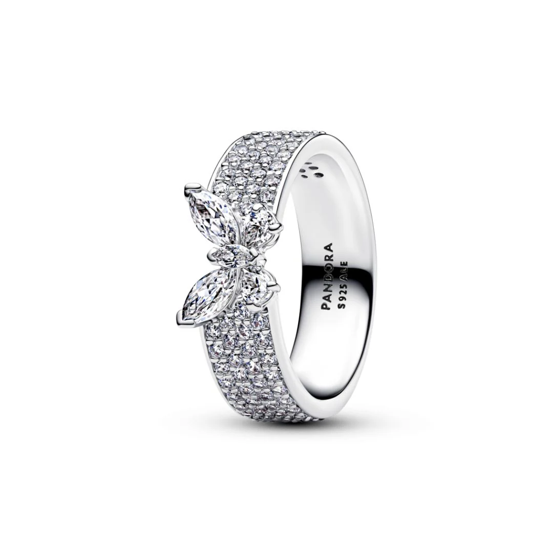 Pandora Timeless Sparkling Butterfly Bold sormus, hopea, 194270C01