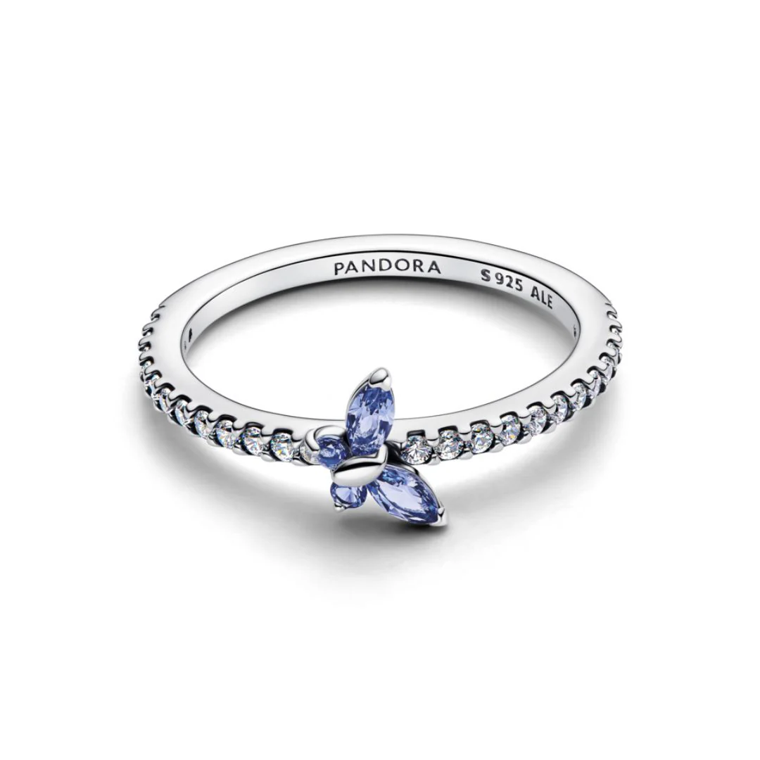 Pandora Timeless Sparkling Butterfly sormus, hopea, 194269C01 - Image 2