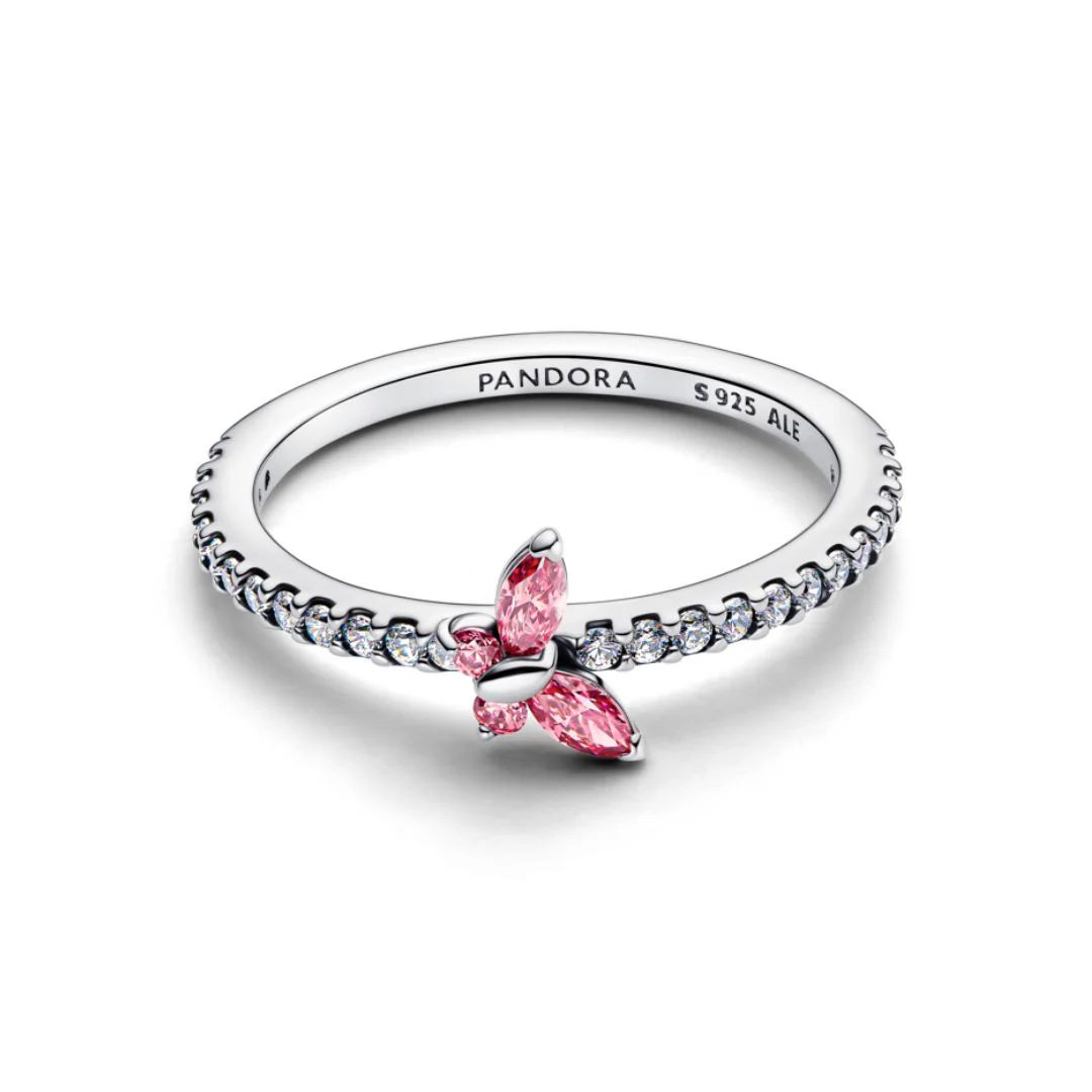 Pandora Timeless Sparkling Butterfly sormus, hopea, 194269C02 - Image 4