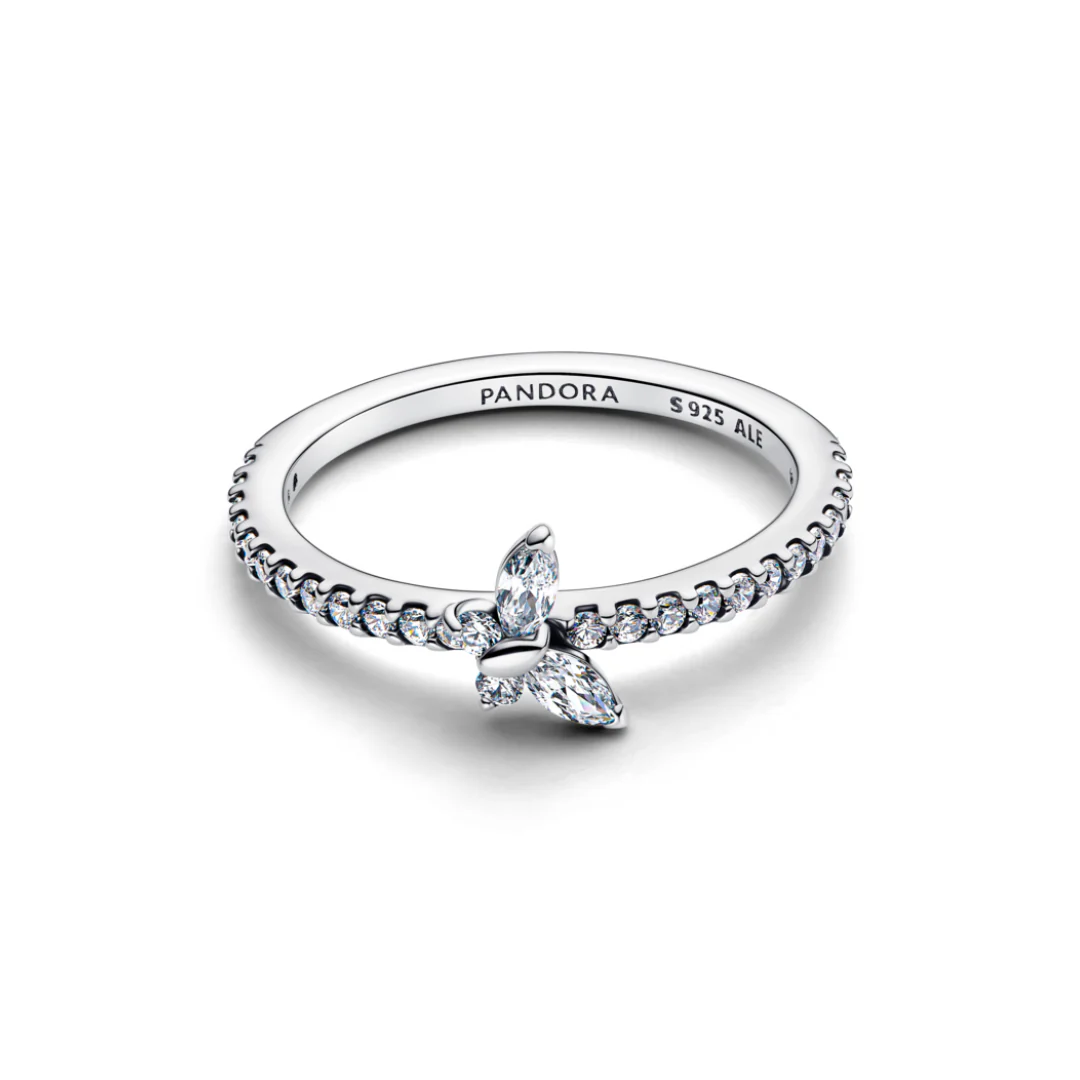 Pandora Timeless Sparkling Butterfly sormus, hopea, 194269C03 - Image 4