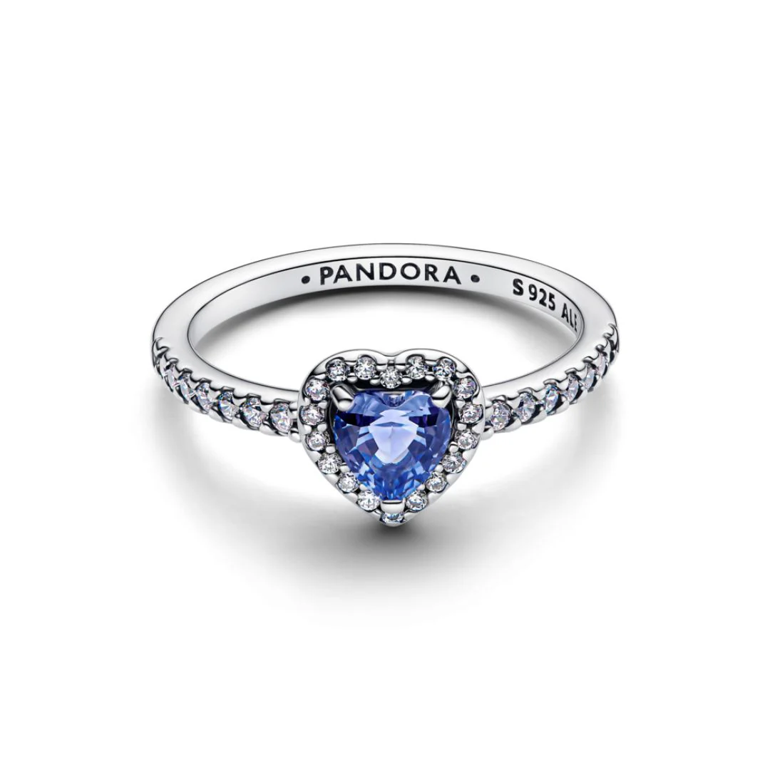 Pandora Timeless Sparkling Elevated Heart sormus, hopea, 198421C05 - Image 2
