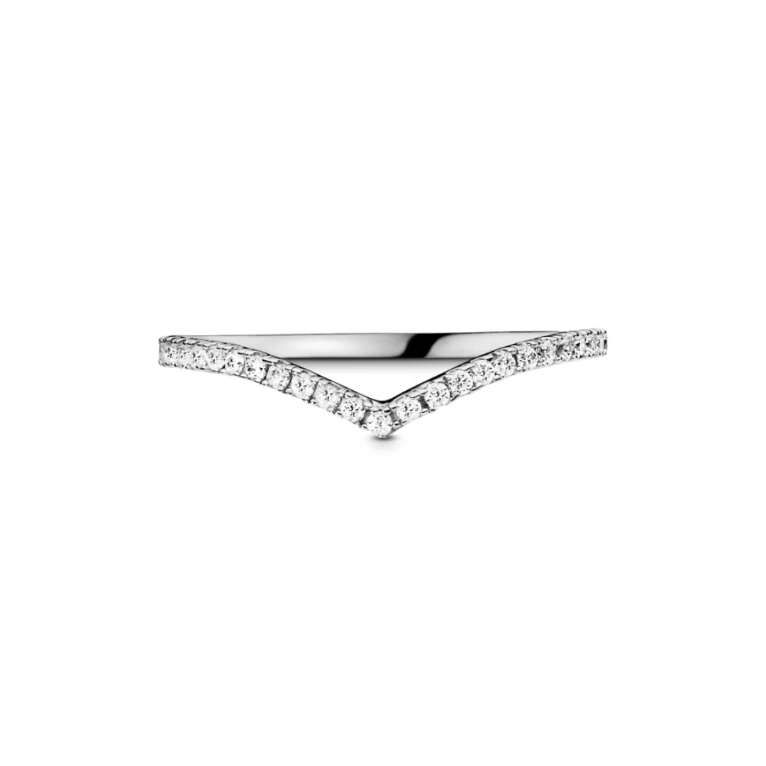 Pandora Timeless Sparkling Wishbone sormus, hopea, 196316CZ - Image 2
