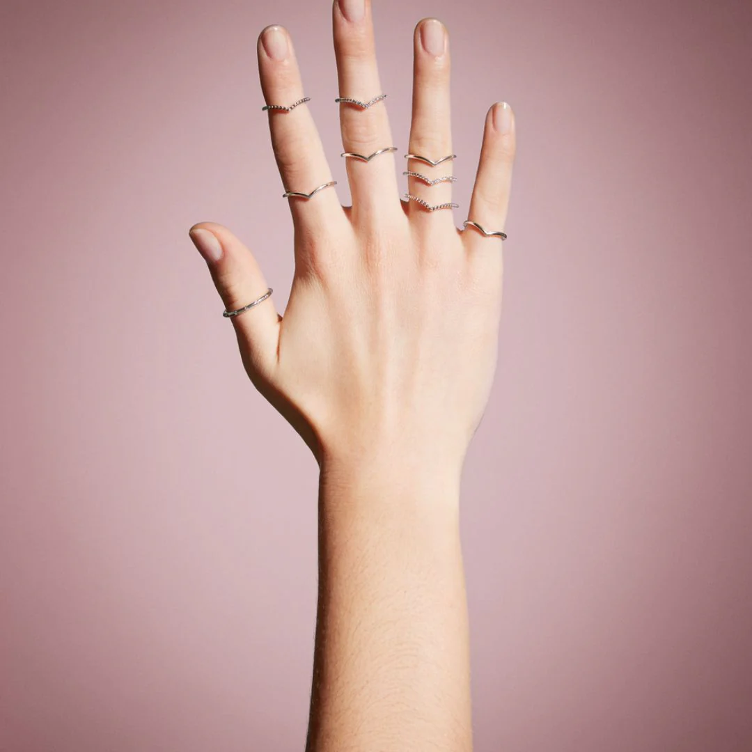 Pandora Timeless Sparkling Wishbone sormus, hopea, 196316CZ - Image 3