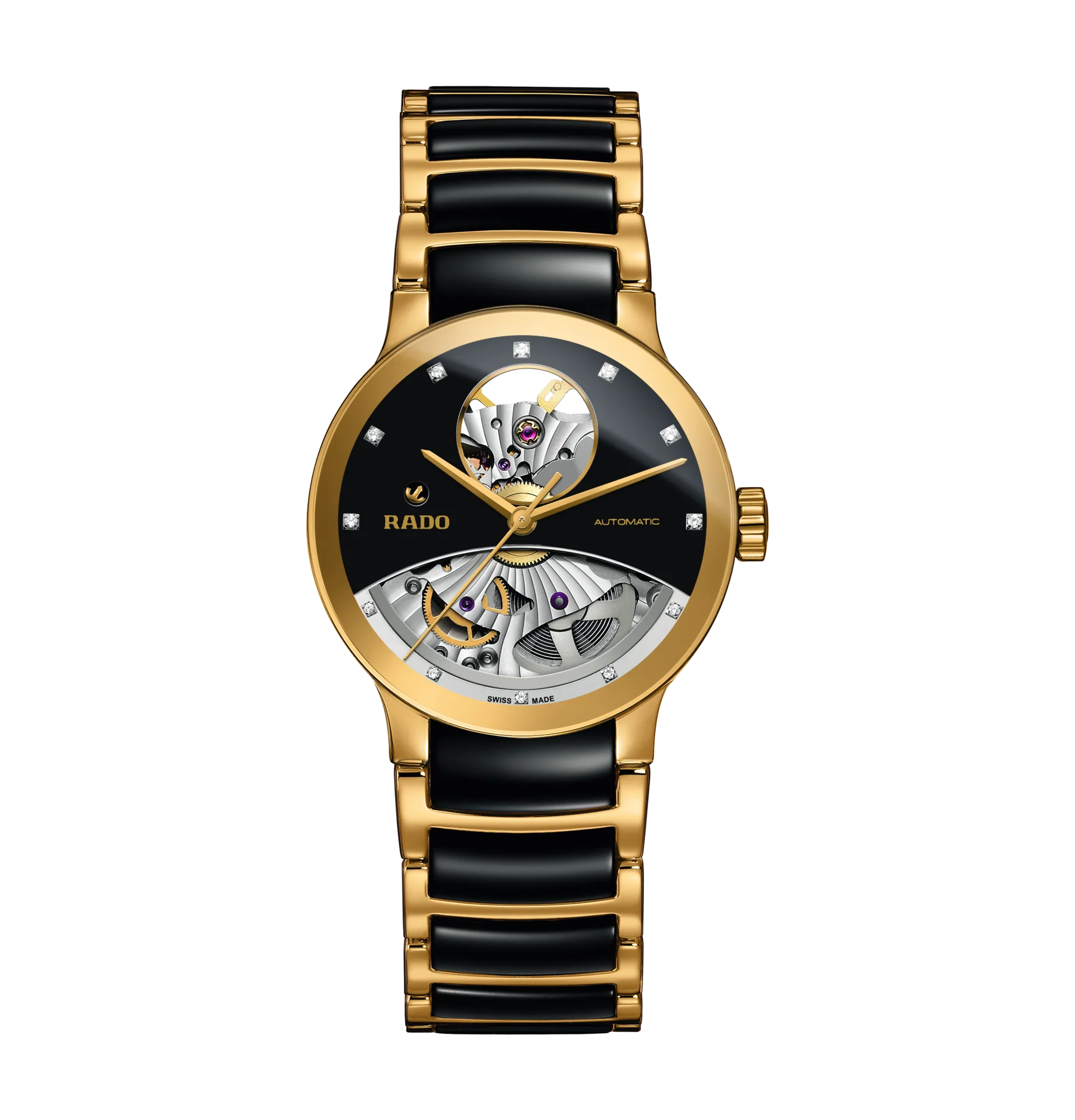 Rado Centrix Automatic Diamonds Open Heart R30246712, naisten rannekello