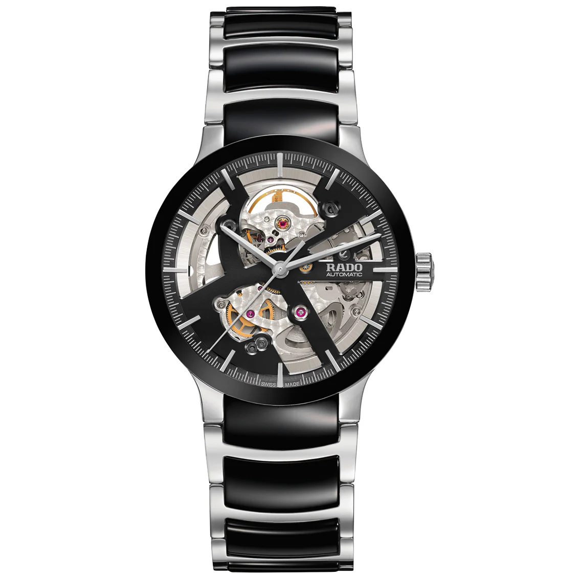Rado Centrix Automatic Open Heart R30178152, miesten rannekello
