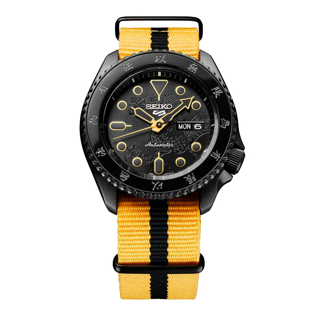 Seiko 5 Sports 55th Anniversary Bruce Lee Limited Edition rannekello, SRPK39K1 - Image 4