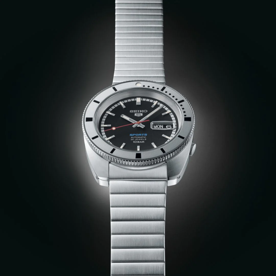 Seiko 5 Sports Heritage Design Re-creation Limited Edition SRPL05K1 rannekello - Image 2