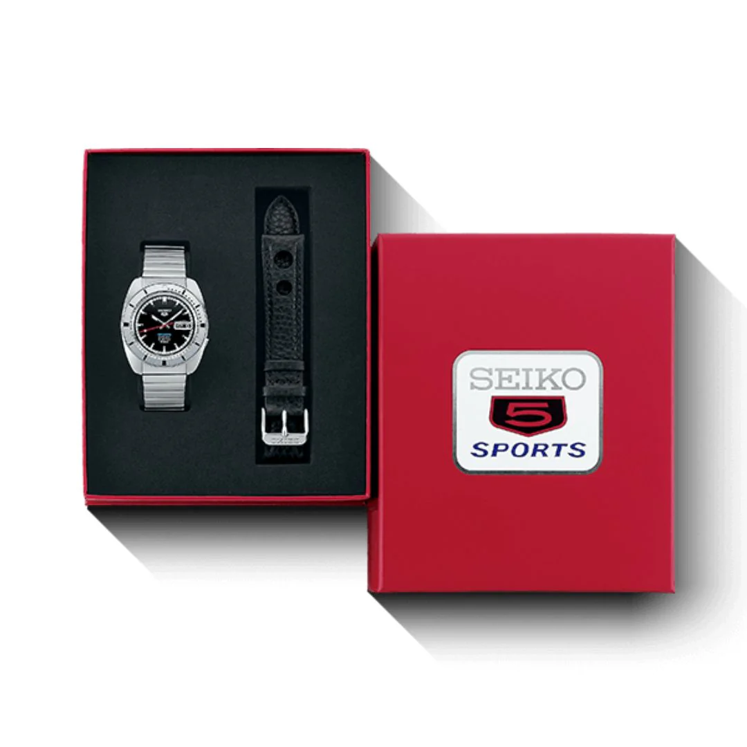 Seiko 5 Sports Heritage Design Re-creation Limited Edition SRPL05K1 rannekello - Image 5