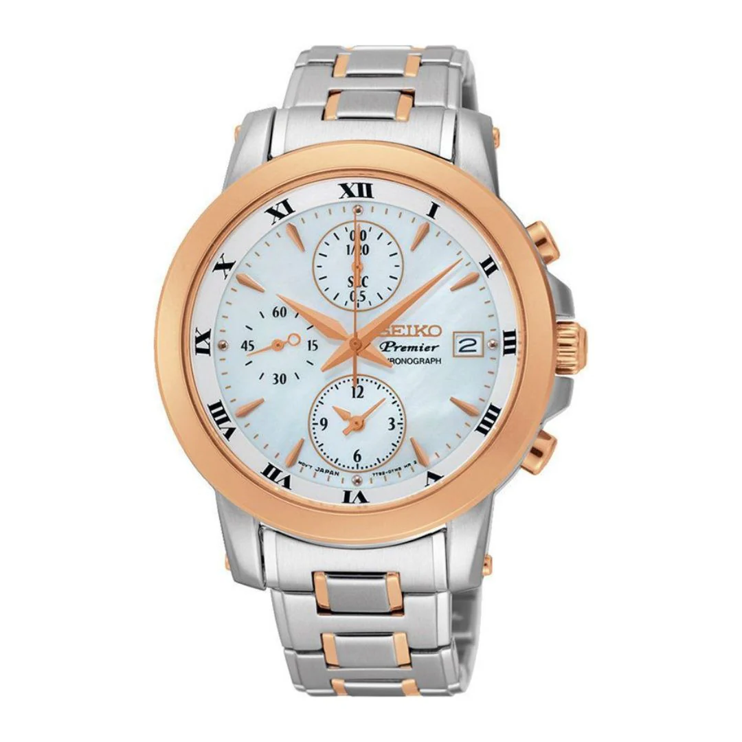 Seiko Premier Chronograph SNDV68P1 rannekello
