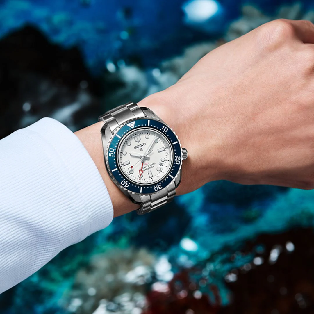 Seiko Prospex 1968 Heritage Diver's GMT 60th Anniversary rannekello, SPB519J1 - Image 4