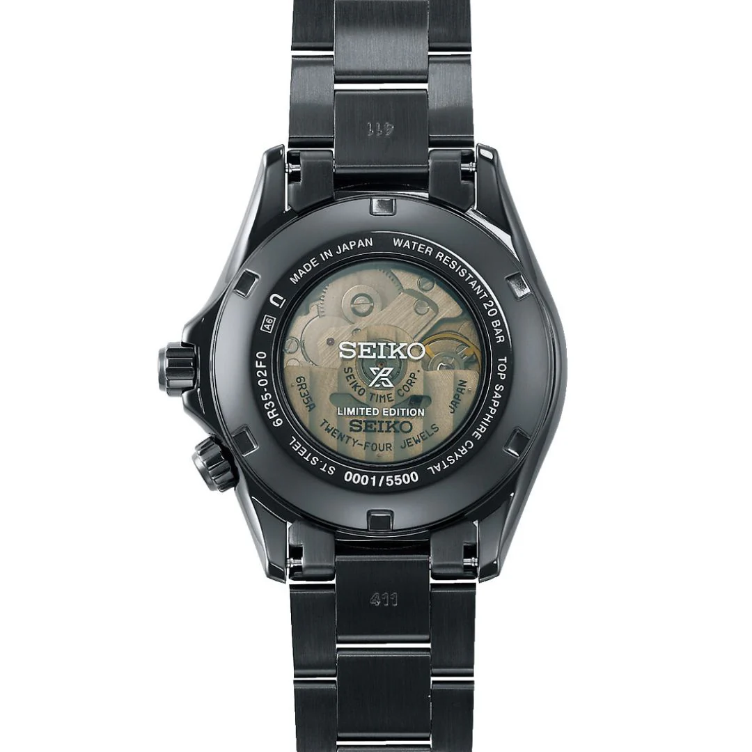 Seiko Prospex Premium Automatic Black Series Divers SPB337J1 rannekello - Image 2