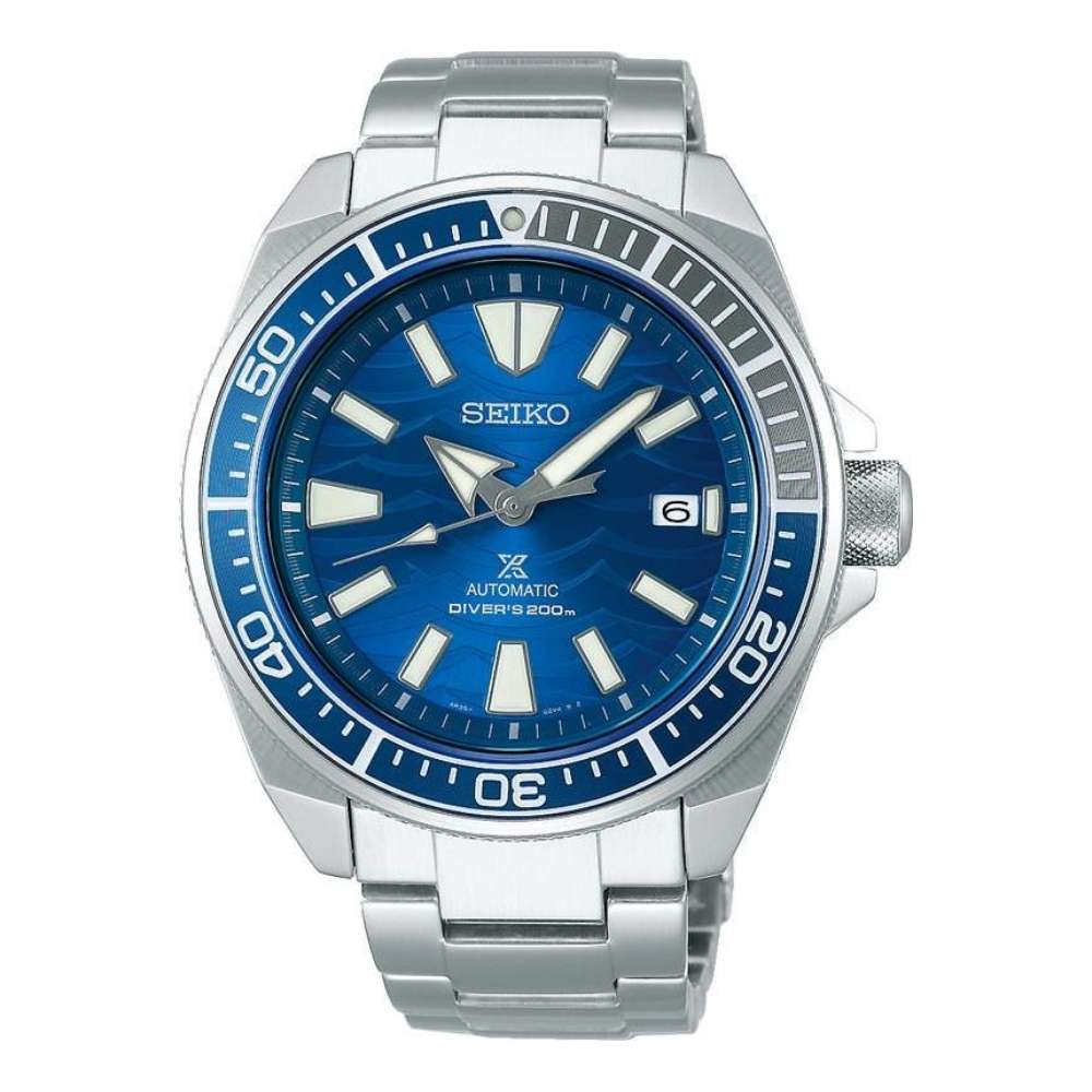 Seiko Prospex Save the Ocean Samurai Great White Shark Automatic SRPD23K1 rannekello