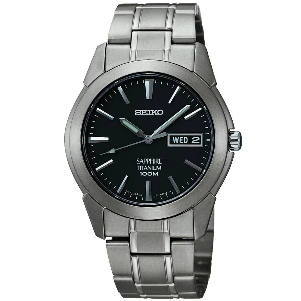 Seiko SGG731P1, miesten titaanirannekello safiirilasilla