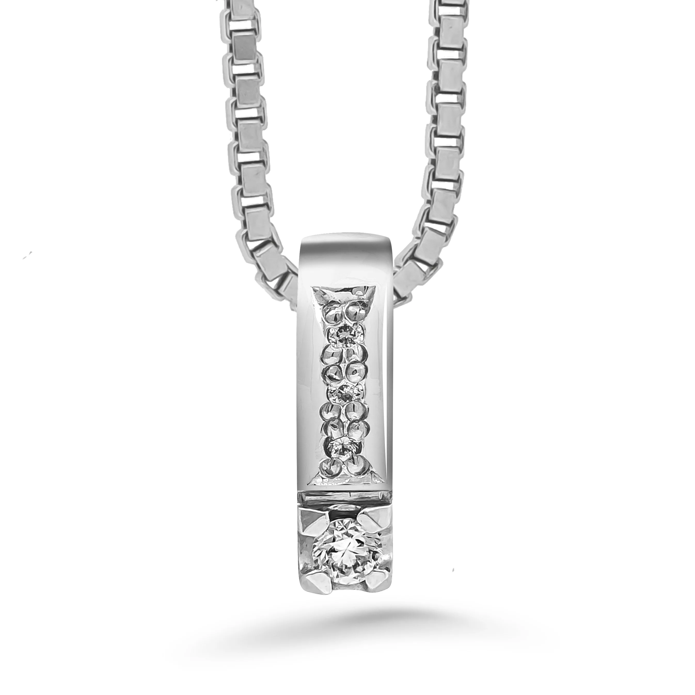 Silván Ariel timanttiriipus 0,07ct, valkokultaa, Silván timanttikorut