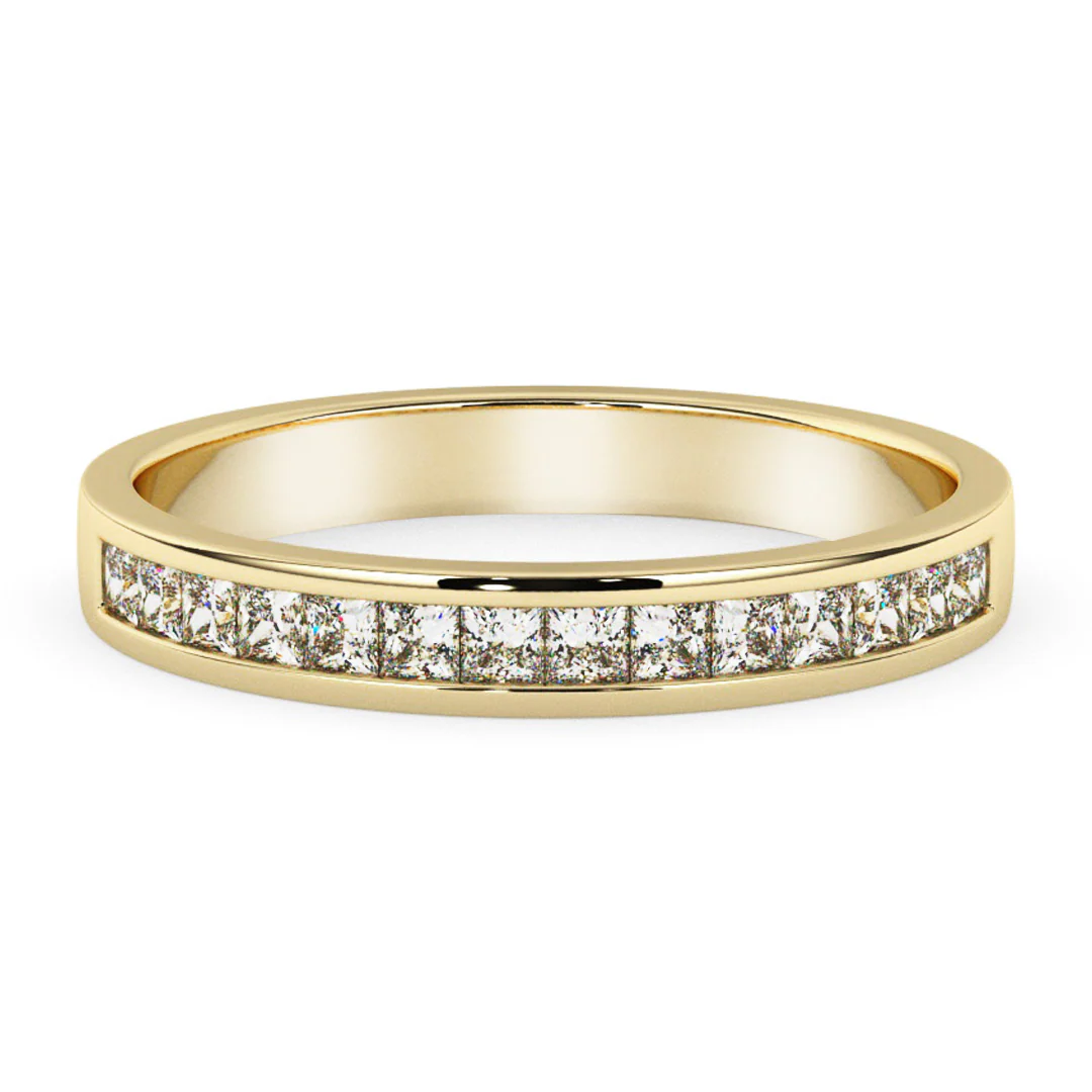 Silván Ariel timanttisormus 0,38ct, keltakultaa, Silván vihkisormukset