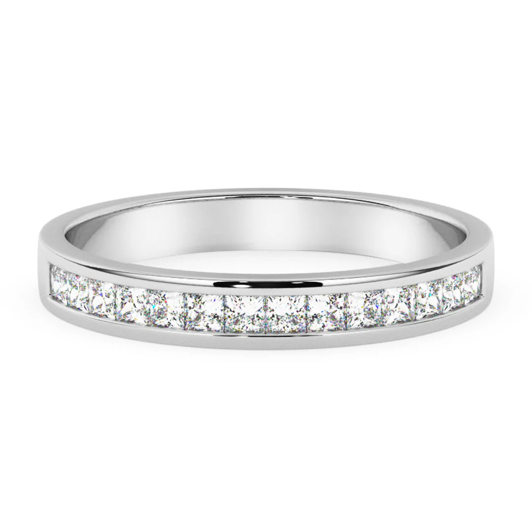 Silván Ariel timanttisormus 0,38ct, valkokultaa, Silván vihkisormukset