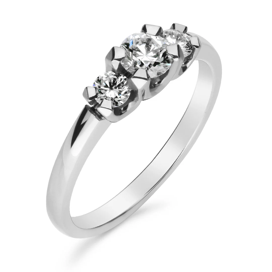 Silván Charlotte timanttisormus 0,50ct, valkokultaa, Silván vihkisormukset - Image 2